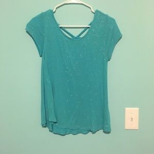 Blue Shimmer Top ✨